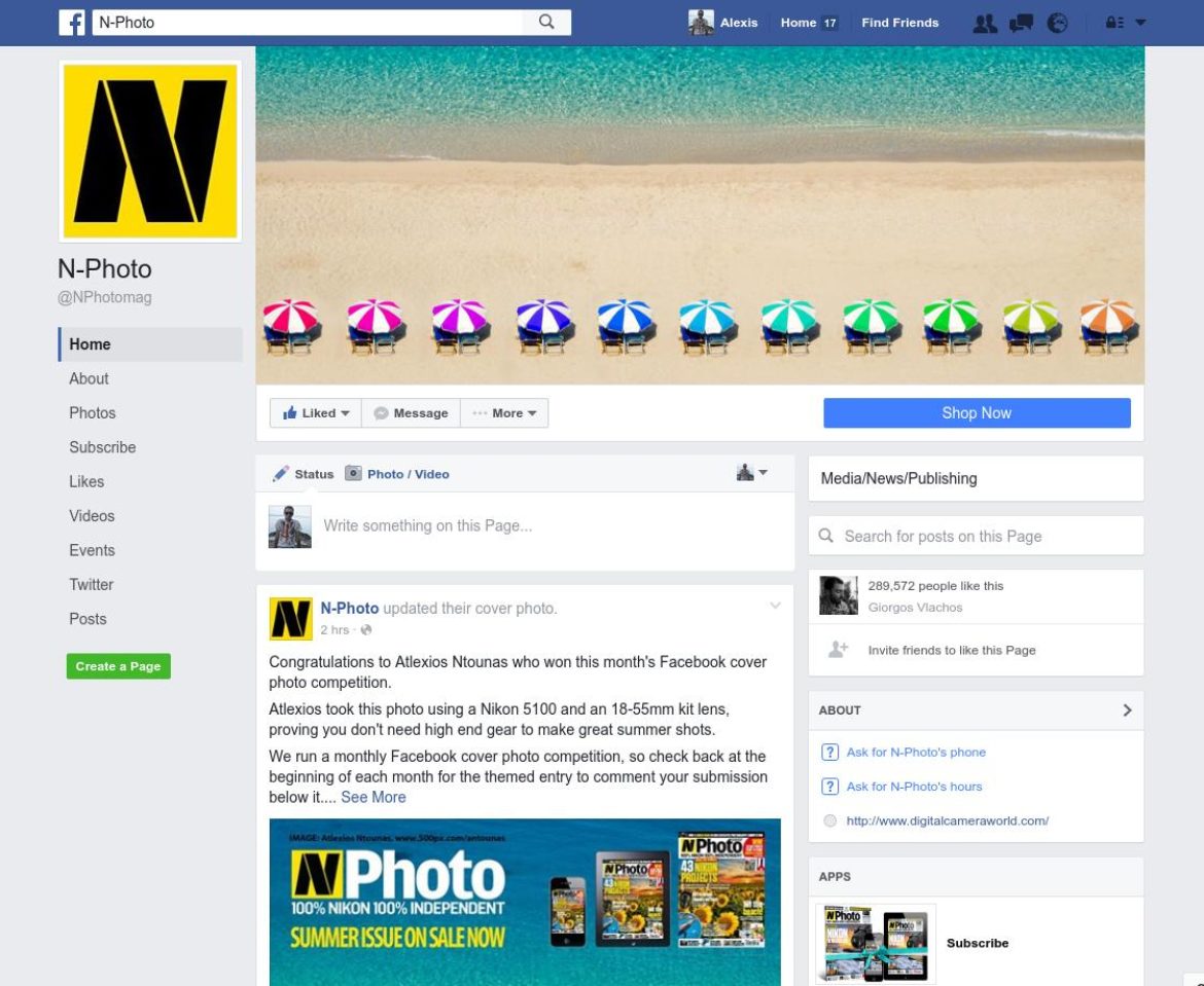 NPhoto Magazine Facebook Cover