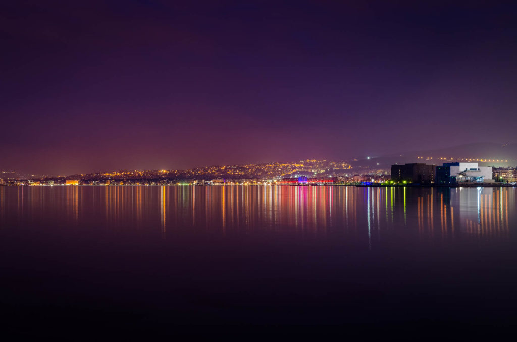 City of Thessaloniki at night