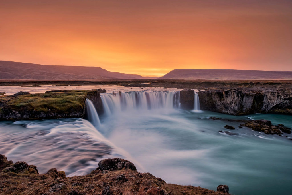 Godafoss waterfall in Iceland