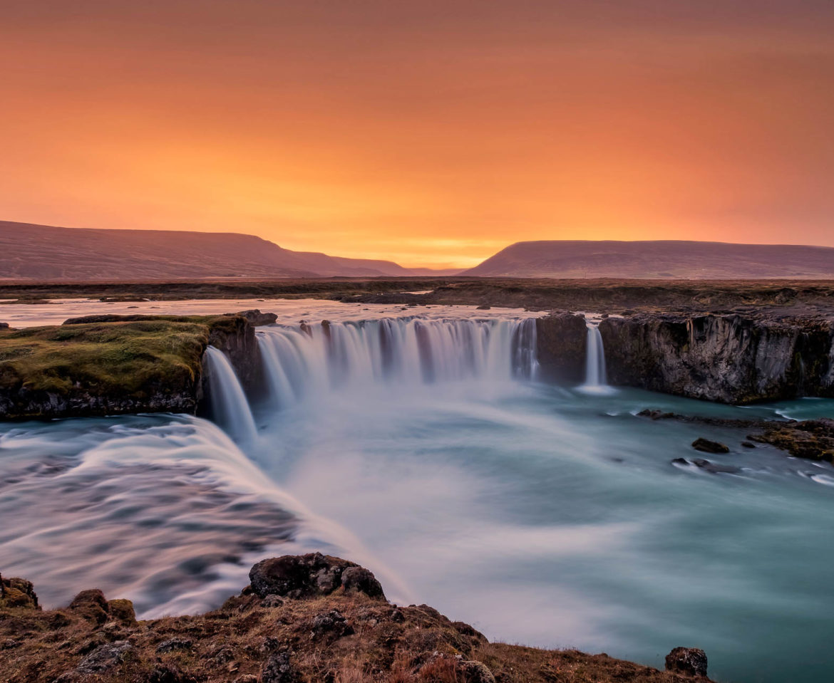 Godafoss waterfall in Iceland