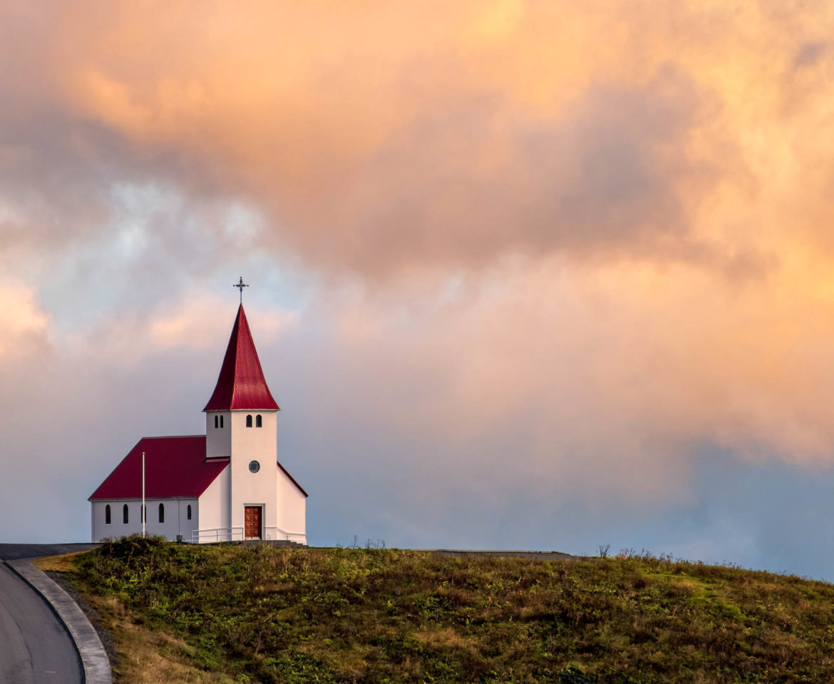 Vik i Myrdal Church in Iceland
