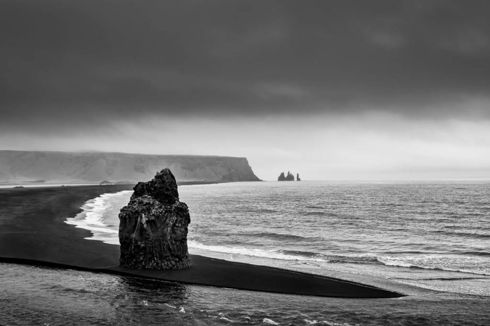 Reynisfjara Black Sand Beach in Iceland