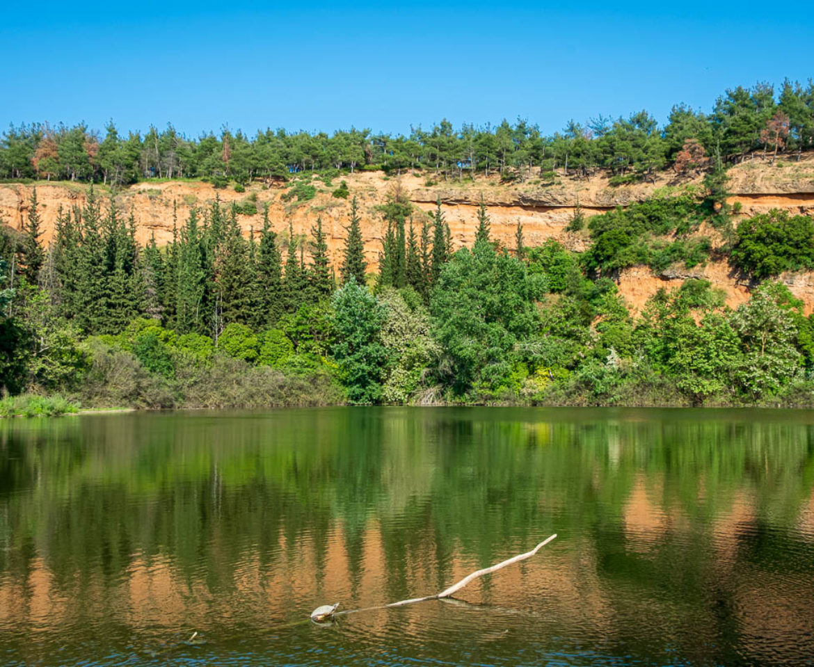 Thermi Dam at Thessaloniki in Greece