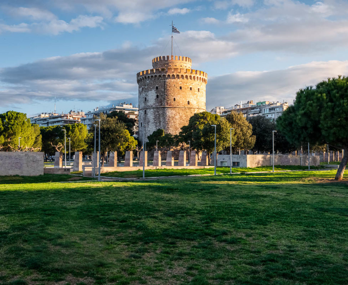 The White Tower of Thessaloniki in Greece