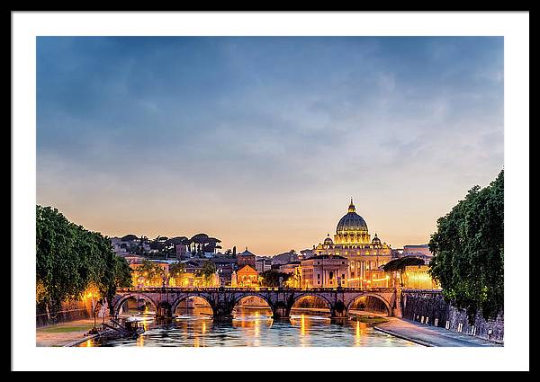Vatican City in Rome at Sunset